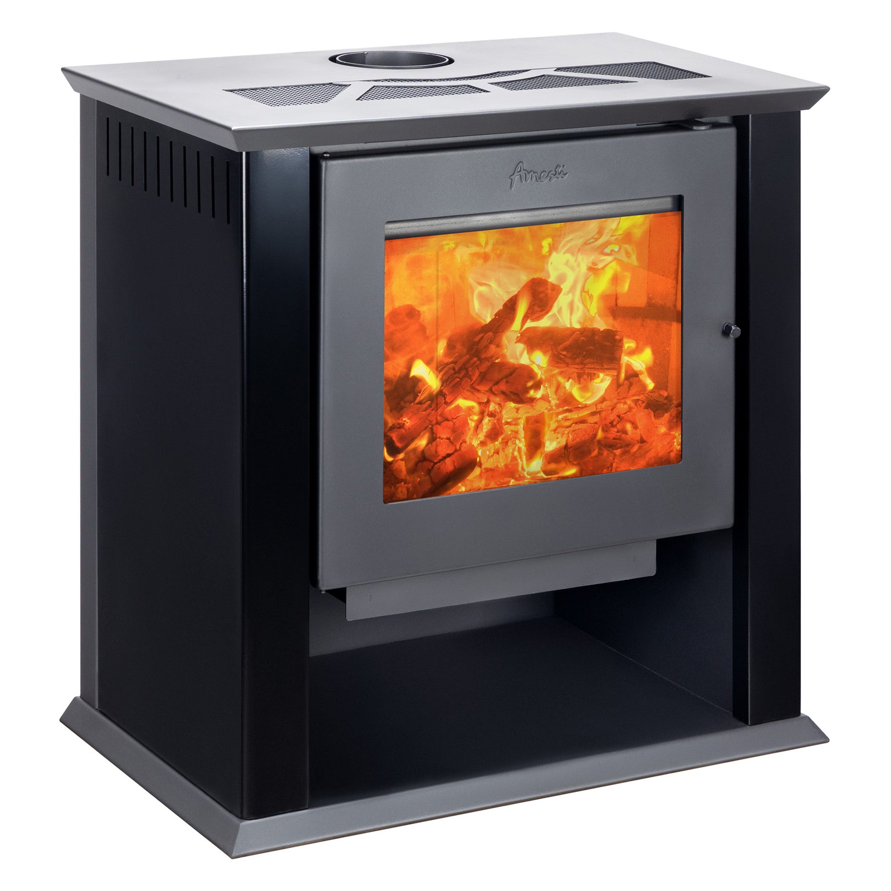 Estufa a Leña Classic 600 negro - Amesti