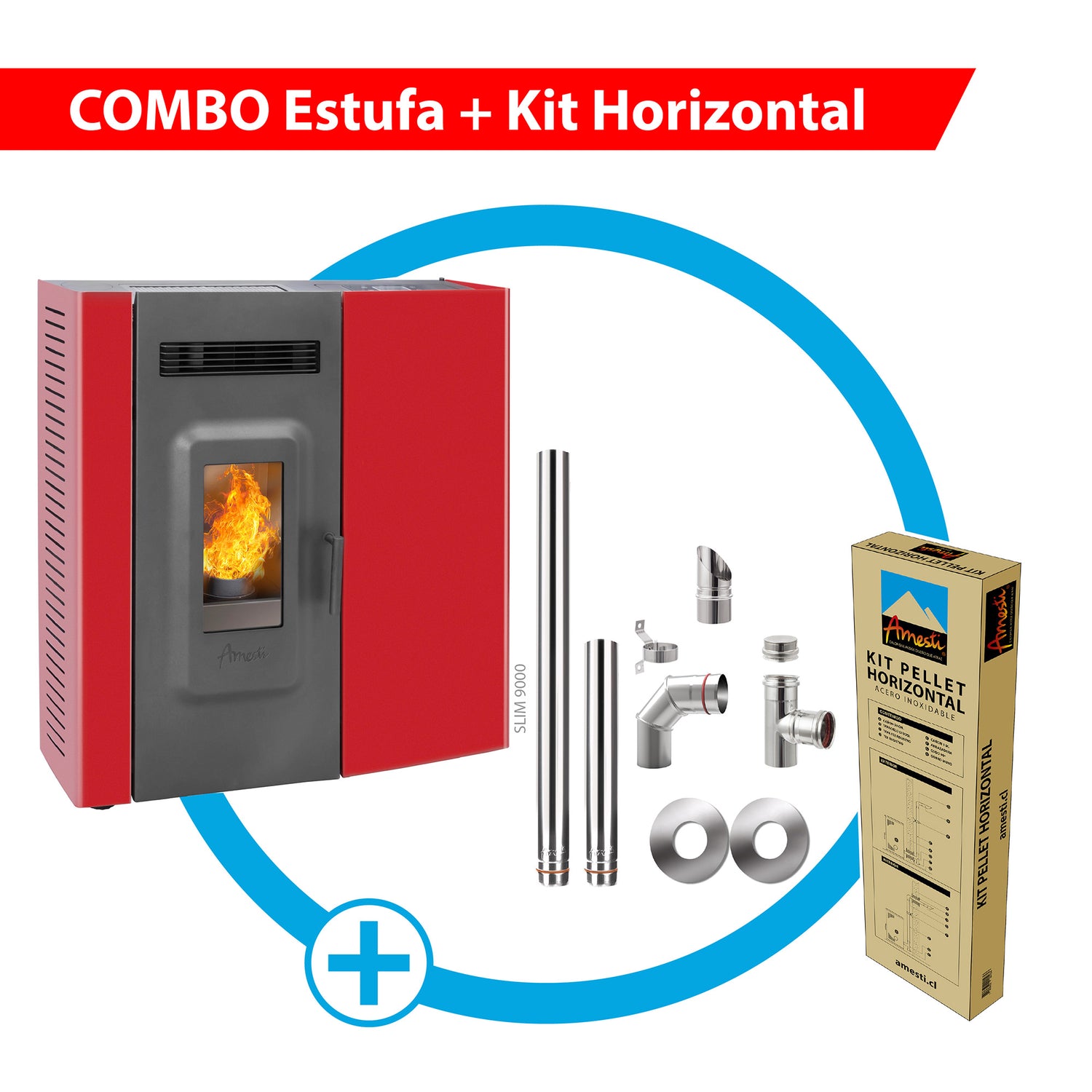 Combo Slim 9000 + Kit de instalación Horizontal
