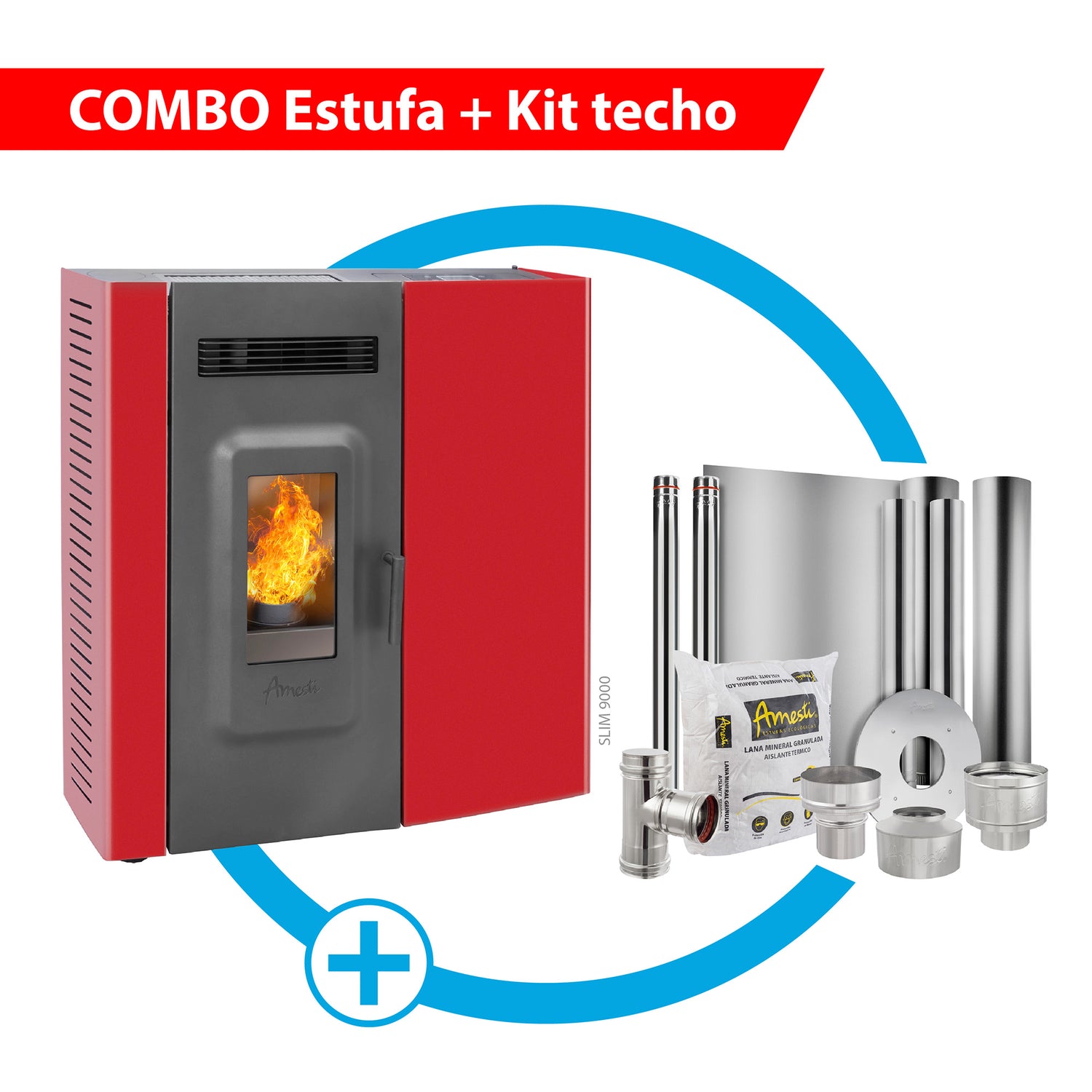 Combo Slim 9000 + Kit de instalación Techo