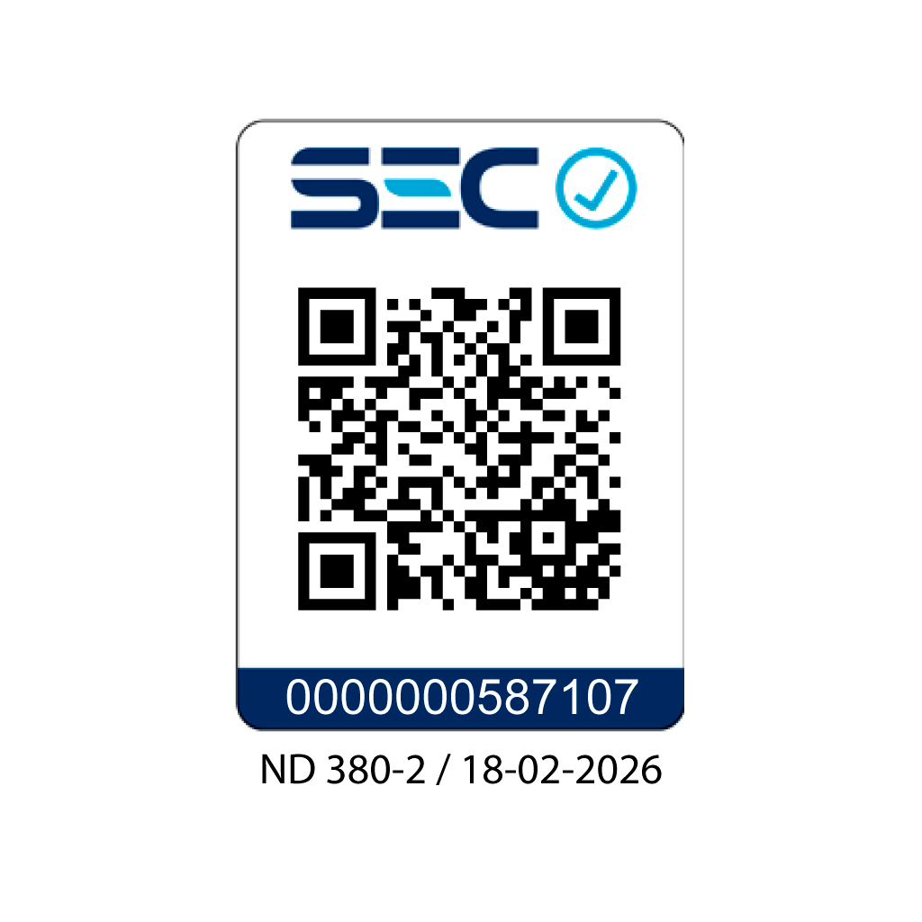 Certificación QR SEC Nordic 380-2