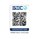 Certificación QR SEC Nordic 450-3 Amesti