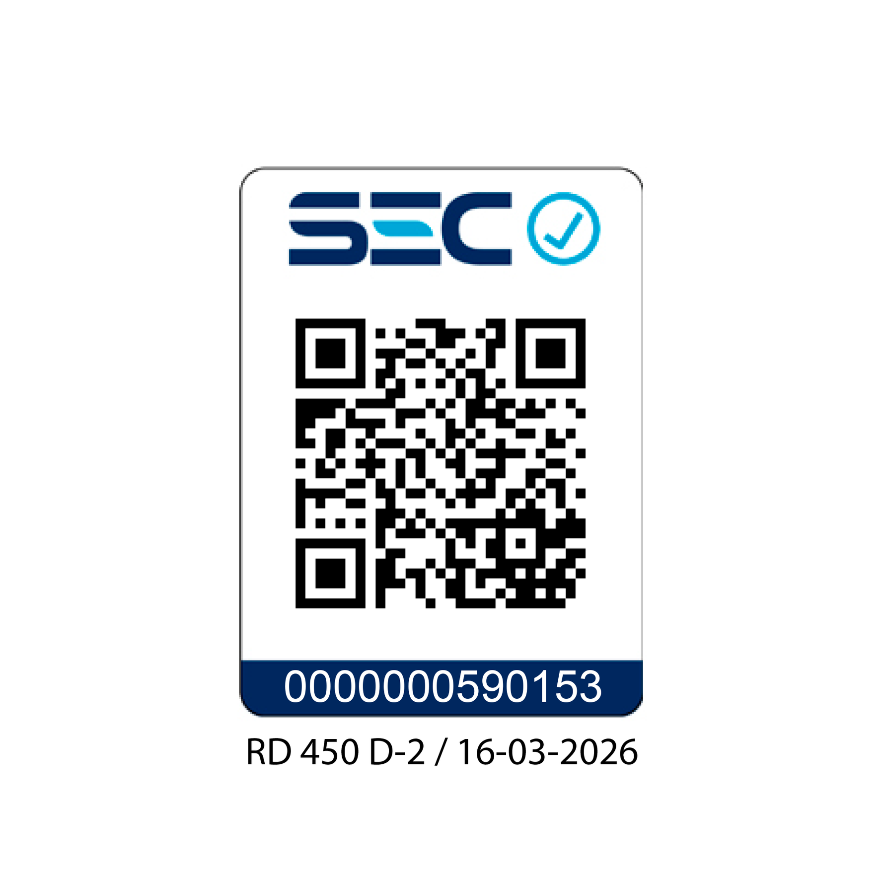 QR Certificación SEC Estufa a Leña Amesti Rondo 450 Design