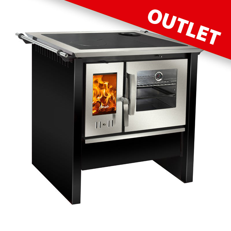 Cocina Leña Allegra Inox OUTLET MEDIO