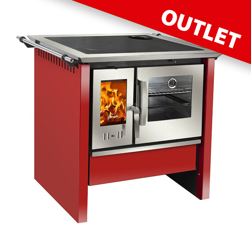 Cocina Leña Allegra Inox OUTLET LEVE