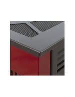 Estufa a Pellet Italy 8100 Plus Rojo Italiano Amesti