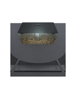 Estufa a Pellet Italy 8100 Plus Rojo Italiano Amesti