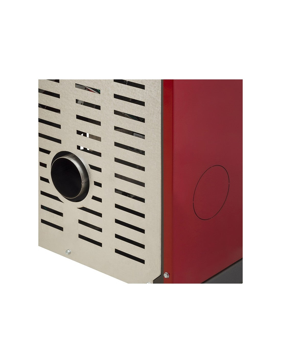 Estufa a Pellet Italy 8100 Plus Rojo Italiano Amesti